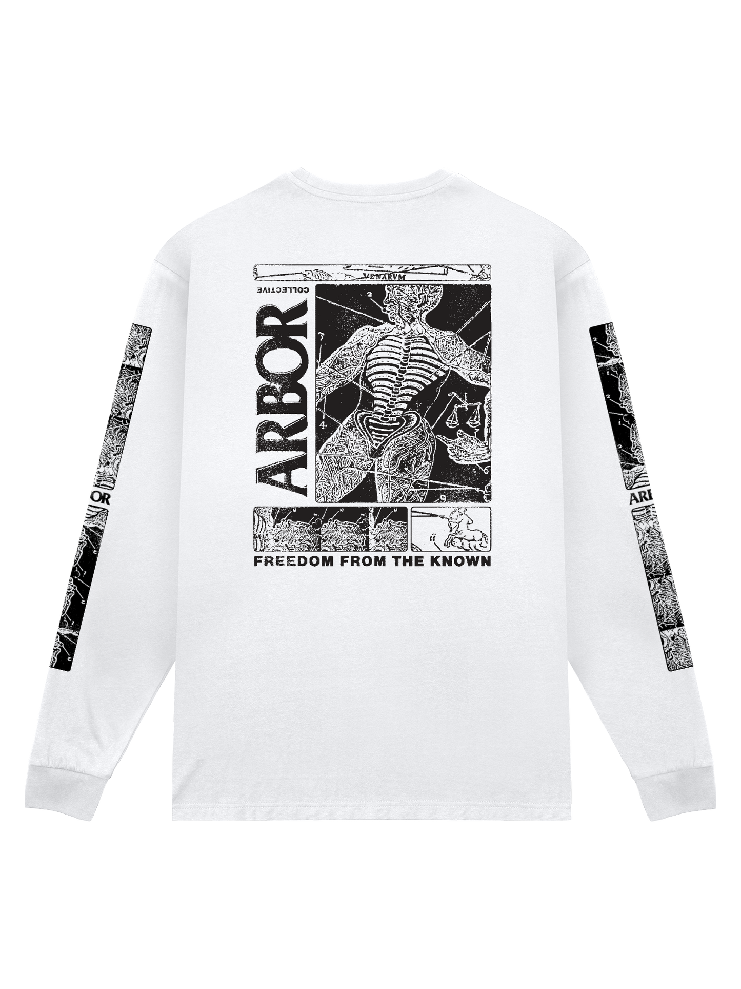 Arbor Apparel - Anatomy Long Sleeve T-Shirt - back