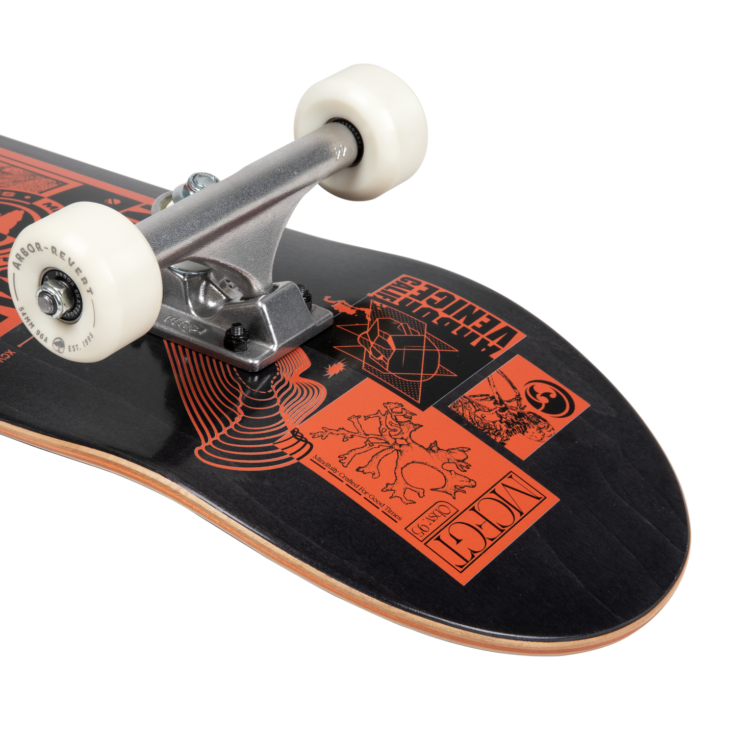 Arbor Street Complete skateboard - Natural Rhythm 8.0 - wheels and trucks