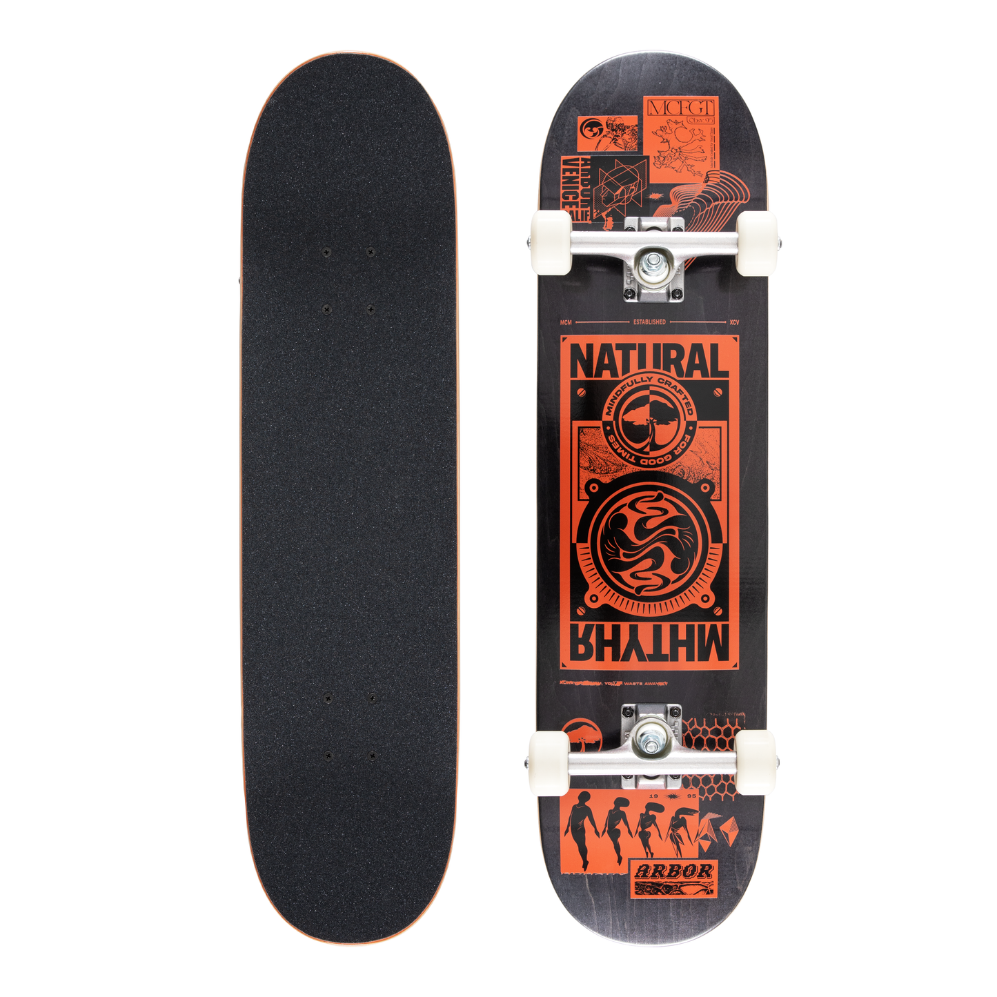 Arbor Street Complete skateboard - Natural Rhythm 8.0