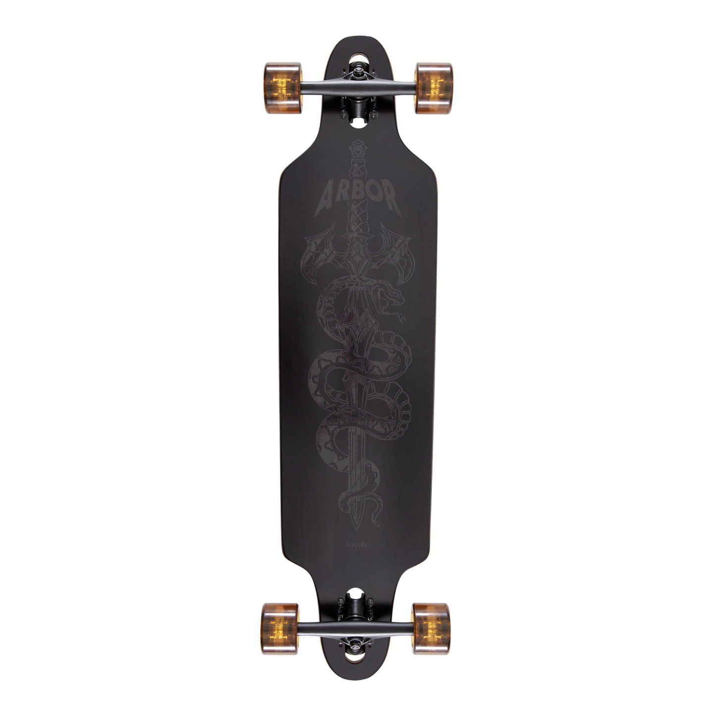 Arbor Journey Nightfall Zeppelin Dropthrough longboard - graphic