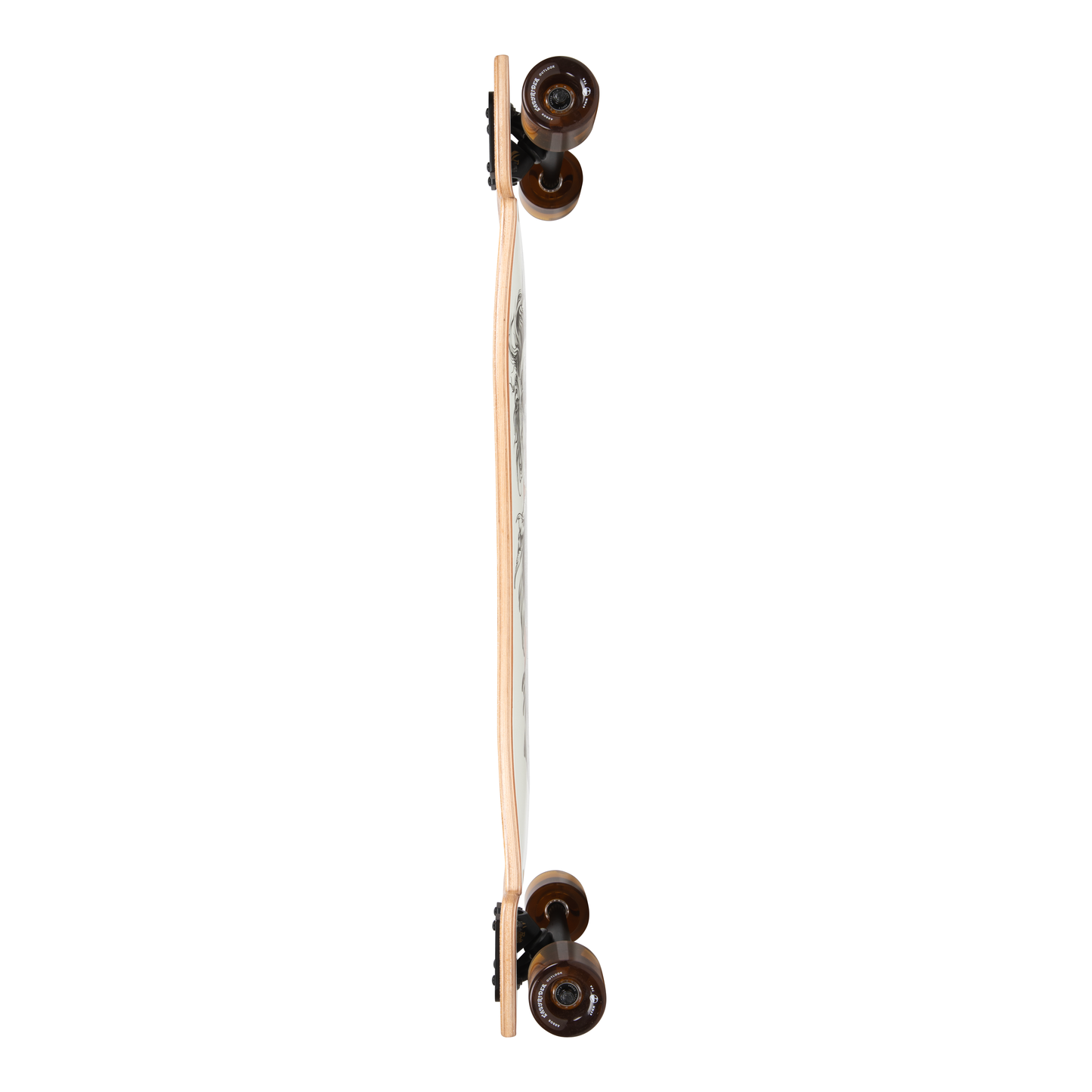 Arbor Skateboards - Bamboo Dropcruiser K Darmaeva longboard - profile