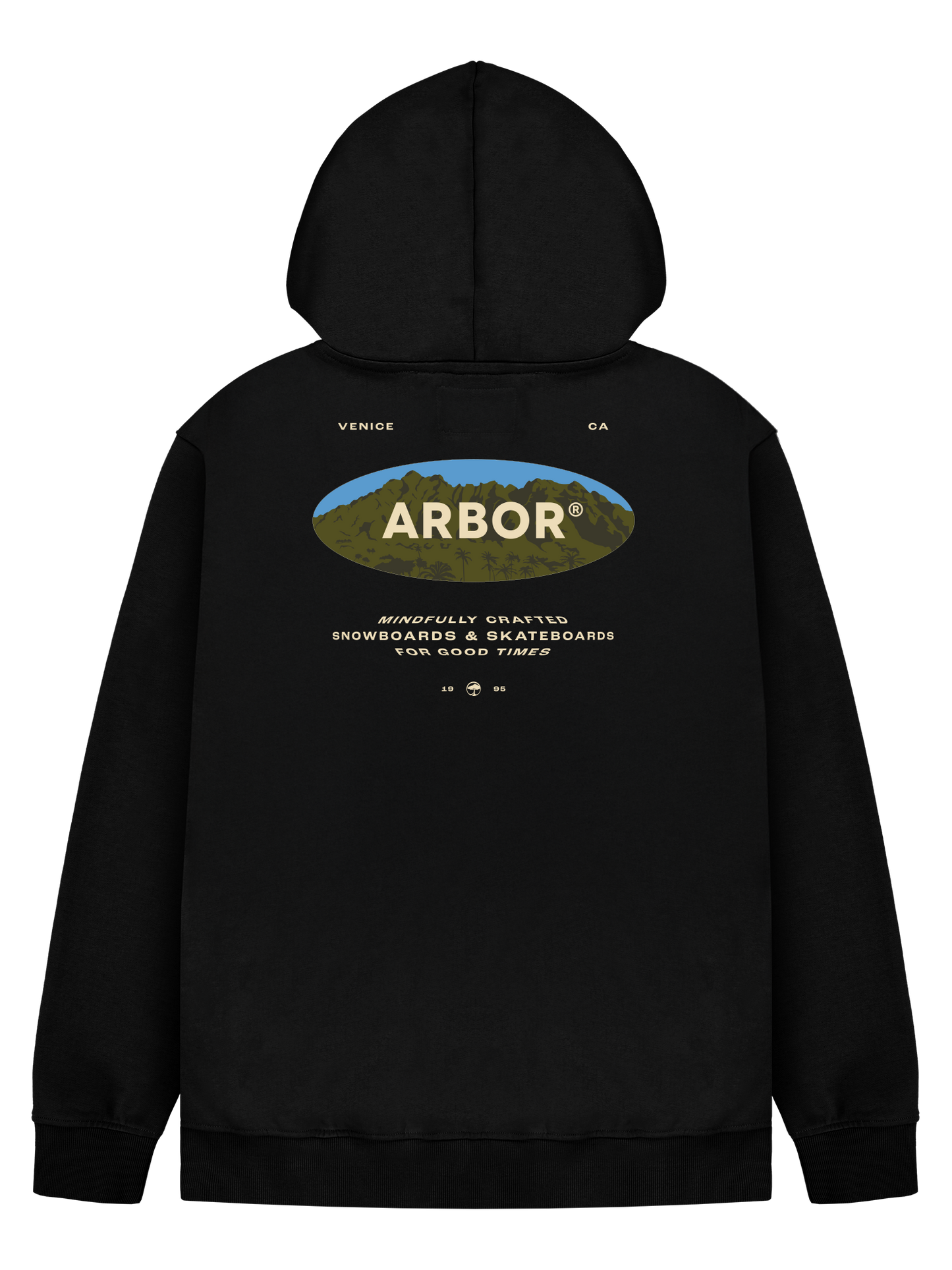 Mountain Craft Zip Hood - Black