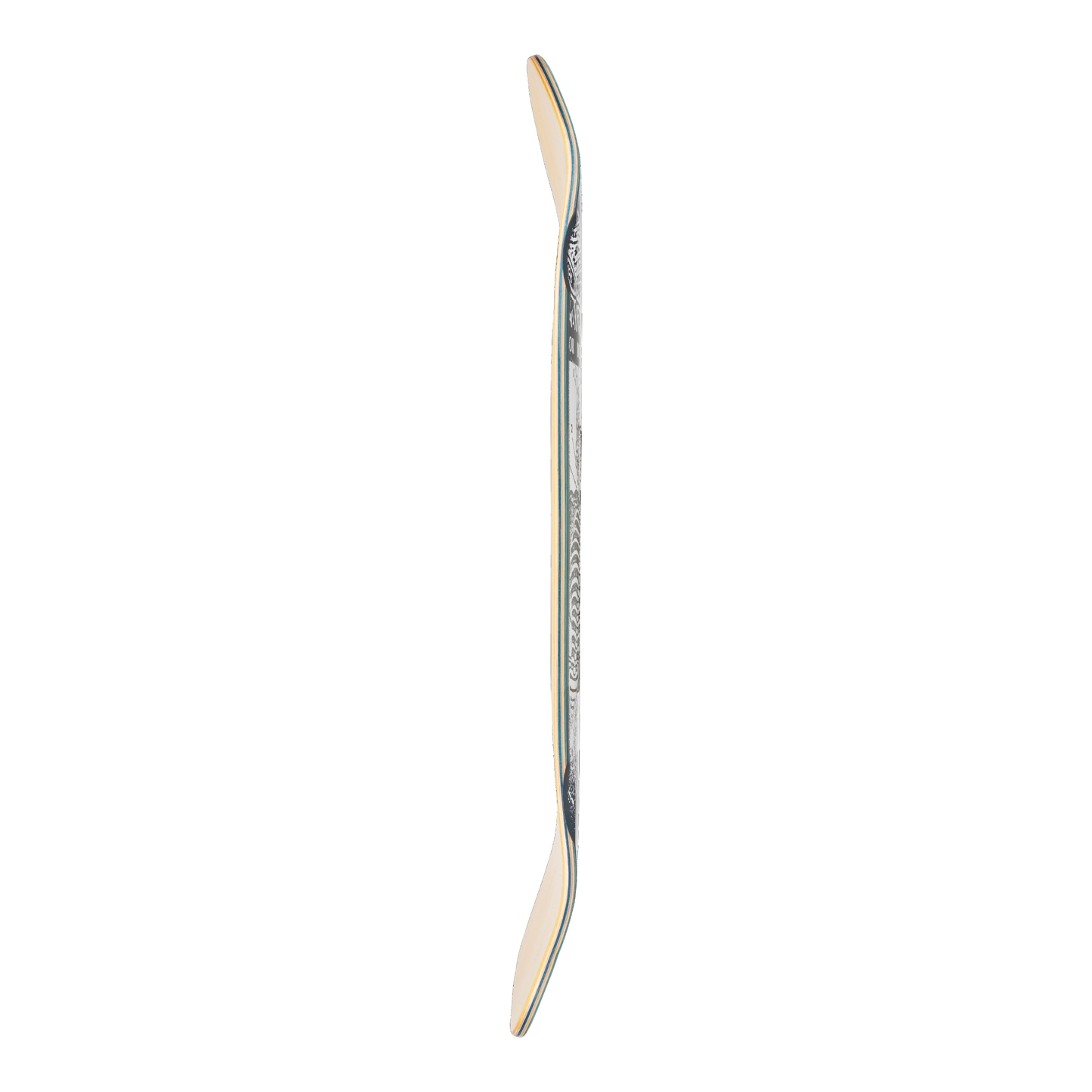 Arbor Ace Pelka Pro Skateboard Deck - Anatomy 9.75 - profile