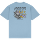 Throwing Bones T-Shirt - Sky Blue