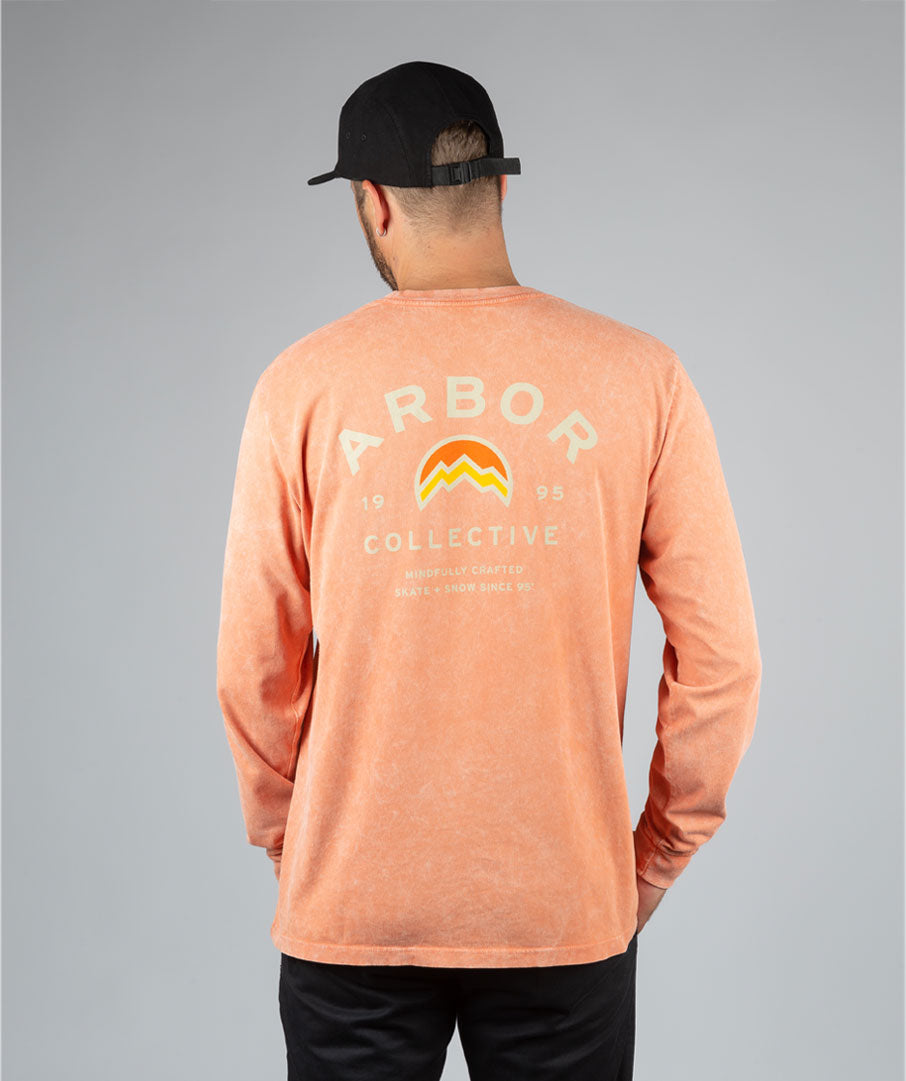 MTN Long Sleeve Tee - Mineral Wash Amber